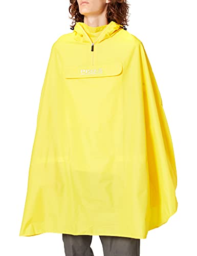 PRO-X elements Rad-Poncho PASO mit großer Brusttasche I Regenponcho mit Kapuze, Reflexstreifen & verschweißten Nähten I Damen & Herren Regencape von PRO-X elements