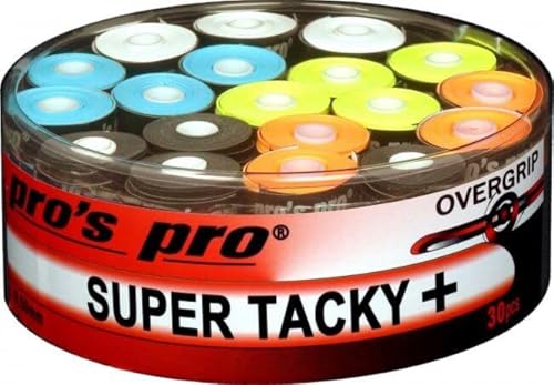 Pro's Pro Super Tacky Overgrip 30 STK. Griffbänder für Tennis, Badminton, Squash, Mix Pro's Pro Super Tacky Overgrip 30 STK. Griffbänder für Tennis, Badminton, Squash, Mix von Guoml