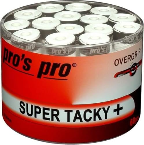 Pro's Pro Super Tacky Plus Overgrip 60 Stück, weiß Pro's Pro Super Tacky Plus Overgrip 60 Stück, weiß von Pro's Pro