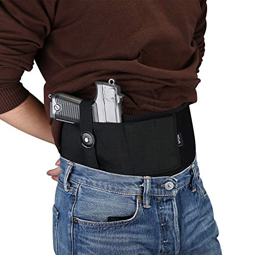 ProCase Bauchbandholster für verborgenes Tragen, Verstellbarer elastischer Bund aus Neopren für die Pistole für Frauen und Männer -Schwarz ProCase Bauchbandholster für verborgenes Tragen, Verstellbarer elastischer Bund aus Neopren für die Pistole für Frauen und Männer -Schwarz von ProCase