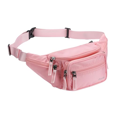 ProCase Bauchtasche Gürteltasche Wasserdicht Hüfttasche für Herren und Damen Klein Nylon Fanny Pack mit 6 Reißverschlusstaschen für Outdoor Reisen Sport Wandern Joggen Hundespaziergänge ProCase Bauchtasche Gürteltasche Wasserdicht Hüfttasche für Herren und Damen Klein Nylon Fanny Pack mit 6 Reißverschlusstaschen für Outdoor Reisen Sport Wandern Joggen Hundespaziergänge von ProCase