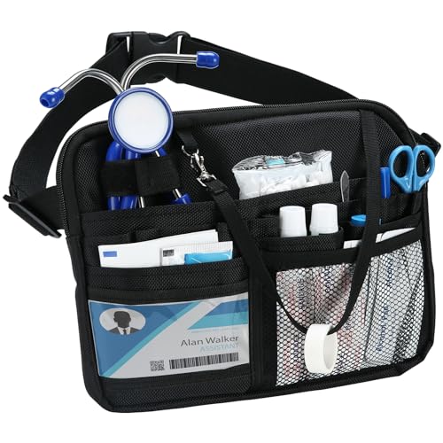 ProCase Krankenschwester Tasche, Utility Medizinische Krankenpflege Gürteltasche Nurse Accessories Organizer für Stethoskope und Medizinische Versorgung -L, Schwarz ProCase Krankenschwester Tasche, Utility Medizinische Krankenpflege Gürteltasche Nurse Accessories Organizer für Stethoskope und Medizinische Versorgung -L, Schwarz von ProCase