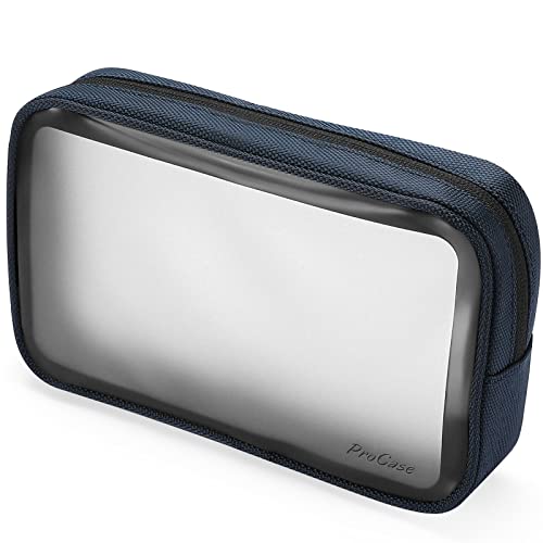 ProCase Kulturbeutel Flugzeugbeutel Kulturtasche Transparent für Handgepäck im Flugzeug, Kosmetiktasche Reisetasche für Flüssigkeiten im Koffer -Navy ProCase Kulturbeutel Flugzeugbeutel Kulturtasche Transparent für Handgepäck im Flugzeug, Kosmetiktasche Reisetasche für Flüssigkeiten im Koffer -Navy von ProCase