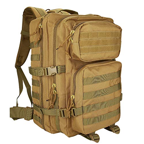 ProCase 40L Militär Taktische Rucksack, Große Kapazität 3 Tage Armee Assault Pack Bag Go Bag Rucksack für Wandern Jagd, Trekking und Camping und andere Outdoor Aktivitäten –Khaki ProCase 40L Militär Taktische Rucksack, Große Kapazität 3 Tage Armee Assault Pack Bag Go Bag Rucksack für Wandern Jagd, Trekking und Camping und andere Outdoor Aktivitäten –Khaki von ProCase