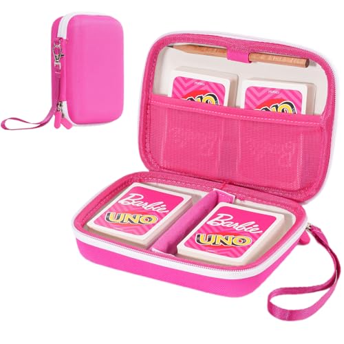 ProCase Tasche für Sammelkarten, Spielkarten Aufbewahrung UNO Tragetasche für 300+ Karten, Spielkartenkoffer Reiseaufbewahrungsbox für Kartenspiel Kinderspiele Spielesammlung -Rosa ProCase Tasche für Sammelkarten, Spielkarten Aufbewahrung UNO Tragetasche für 300+ Karten, Spielkartenkoffer Reiseaufbewahrungsbox für Kartenspiel Kinderspiele Spielesammlung -Rosa von ProCase