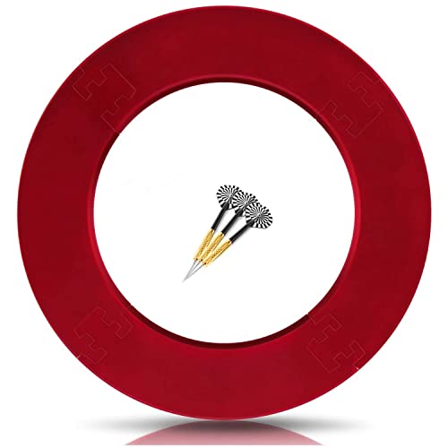 ProDarts Dart Surround Für Alle Marken-Dartscheiben – Dart Auffang-Ring In Rot – Hochwertige Stabile Umrandung – Wandschutz Für Das Dartboard Ohne Zusatzbefestigung – Professionelle Optik ProDarts Dart Surround Für Alle Marken-Dartscheiben – Dart Auffang-Ring In Rot – Hochwertige Stabile Umrandung – Wandschutz Für Das Dartboard Ohne Zusatzbefestigung – Professionelle Optik von ProDarts