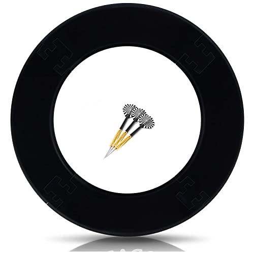 ProDarts Dart Surround Für Alle Marken-Dartscheiben – Dart Auffang-Ring In Schwarz – Hochwertige Stabile Umrandung – Wandschutz Für Das Dartboard Ohne Zusatzbefestigung – Professionelle Optik ProDarts Dart Surround Für Alle Marken-Dartscheiben – Dart Auffang-Ring In Schwarz – Hochwertige Stabile Umrandung – Wandschutz Für Das Dartboard Ohne Zusatzbefestigung – Professionelle Optik von ProDarts