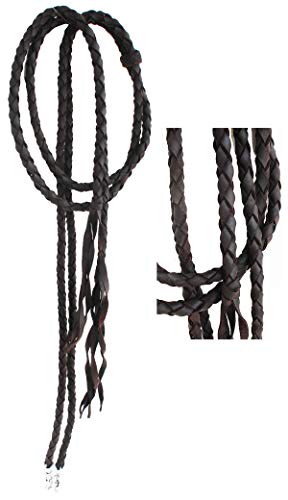 prorider Pferd Western Leder rund geflochten Latigo Roper Split Zügel 6651, braun, 3/8" x 7' prorider Pferd Western Leder rund geflochten Latigo Roper Split Zügel 6651, braun, 3/8" x 7' von ProRider
