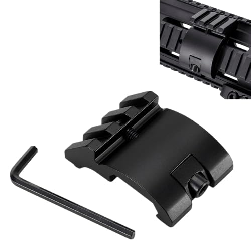 ProWildGear Aluminum 45 Degree Low Profile Offset Picatinny 20mm Rail Mount for Scope Sight Flashlights (Black) von ProWildGear