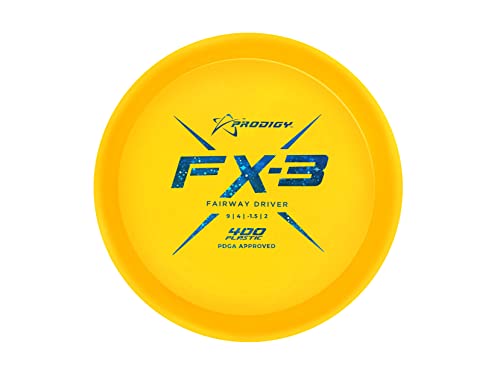 Prodigy Disc 400 FX-3 | Reliable Disc Golf Fairway Driver | Stable Disc Golf Driver | Beginner Friendly Disc Golf Distance Driver | Fast, Stable & Straight Driver | 170-174g (Colors May Vary) von Prodigy Disc