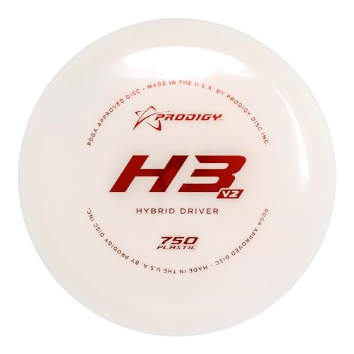 Prodigy Disc 750 H3 V2 Driver | Stable Hybrid Driver Golf Disc | Extremely Durable | Dependable for Long Shots | Colors May Vary (170-176g) von Prodigy Disc