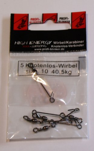 Profi Blinker Knotenlos-Wirbel 5er Größe: 10 Profi Blinker Knotenlos-Wirbel 5er Größe: 10 von Profi Blinker