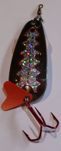 Profi Blinker mit Drilling, Größe: C, glitzert Silber Profi Blinker mit Drilling, Größe: C, glitzert Silber von Profi Blinker
