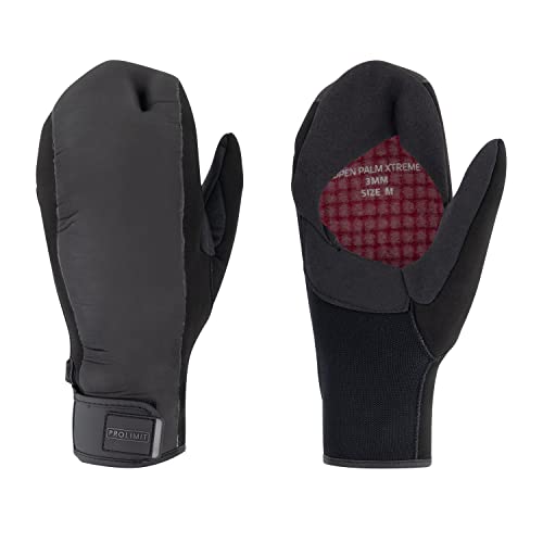 Prolimit 3mm Open Palm Kayak oder Kayaking - Xtreme Neoprenanzug Fäustlinge - Schwarz - Unisex - Klettverschluss Prolimit 3mm Open Palm Kayak oder Kayaking - Xtreme Neoprenanzug Fäustlinge - Schwarz - Unisex - Klettverschluss von Prolimit