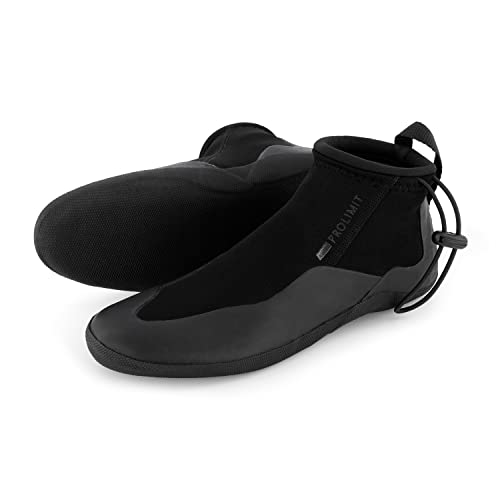 Prolimit Raider 2mm Neoprenanzug Schuh Schuh - Schwarz - Universeller runder Zehenschuh an unserem OCL Leisten für bessere Passform und Performance von Prolimit