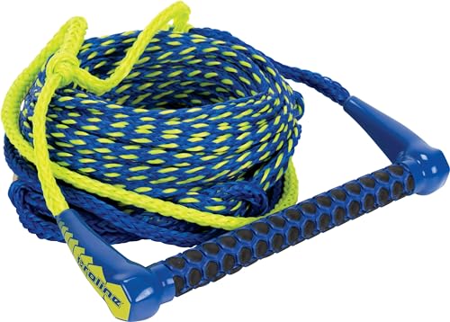 Proline EasyUp Deep-V Waterski Seil, 22,9 m, Blau/Gelb von Proline