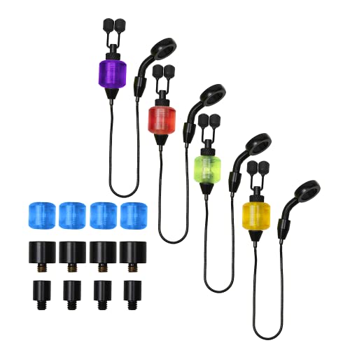 Prologic K1 4 Rod Mini Hanger Chain Set - Einhängebissanzeiger zum Karpfenfischen, Einhänge Bissanzeigerköpfe für Karpfen, optische Bissanzeiger Prologic K1 4 Rod Mini Hanger Chain Set - Einhängebissanzeiger zum Karpfenfischen, Einhänge Bissanzeigerköpfe für Karpfen, optische Bissanzeiger von Prologic