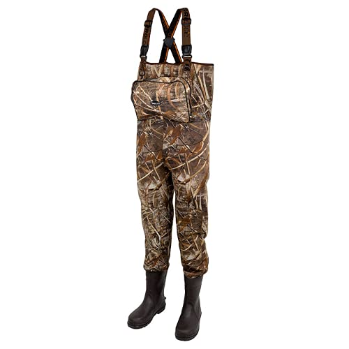 Prologic Max5 Taslan Chest Wader Camo Wathose Large 42/43 von Prologic