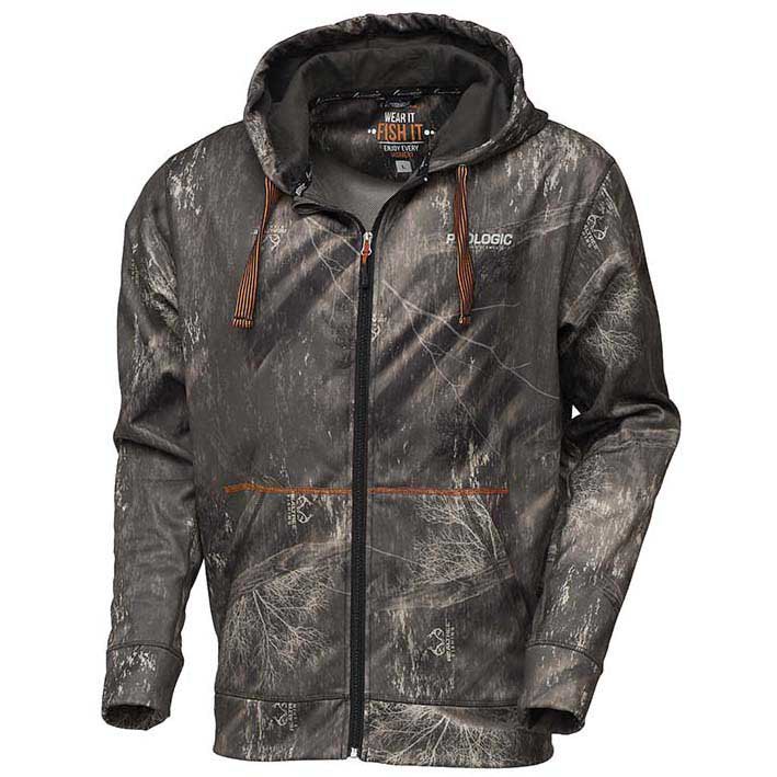 Prologic Realtree Fishing Full Zip Sweatshirt Grau M Mann von Prologic