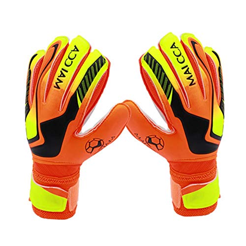 Prom-near Kinder Torwarthandschuhe Fußball Handschuhe - Finger Und Palm Schutz, Ausgezeichnete Qualität, Doppelschicht Handgelenk Design, Um Die Handfläche Zu Schützen von Prom-near