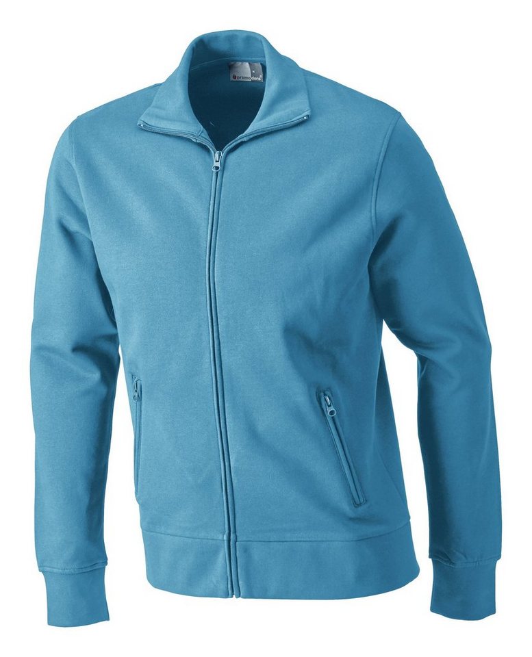 Promodoro Sweatjacke Sweatshirtjacke, turquoise Promodoro Sweatjacke Sweatshirtjacke, turquoise von Promodoro