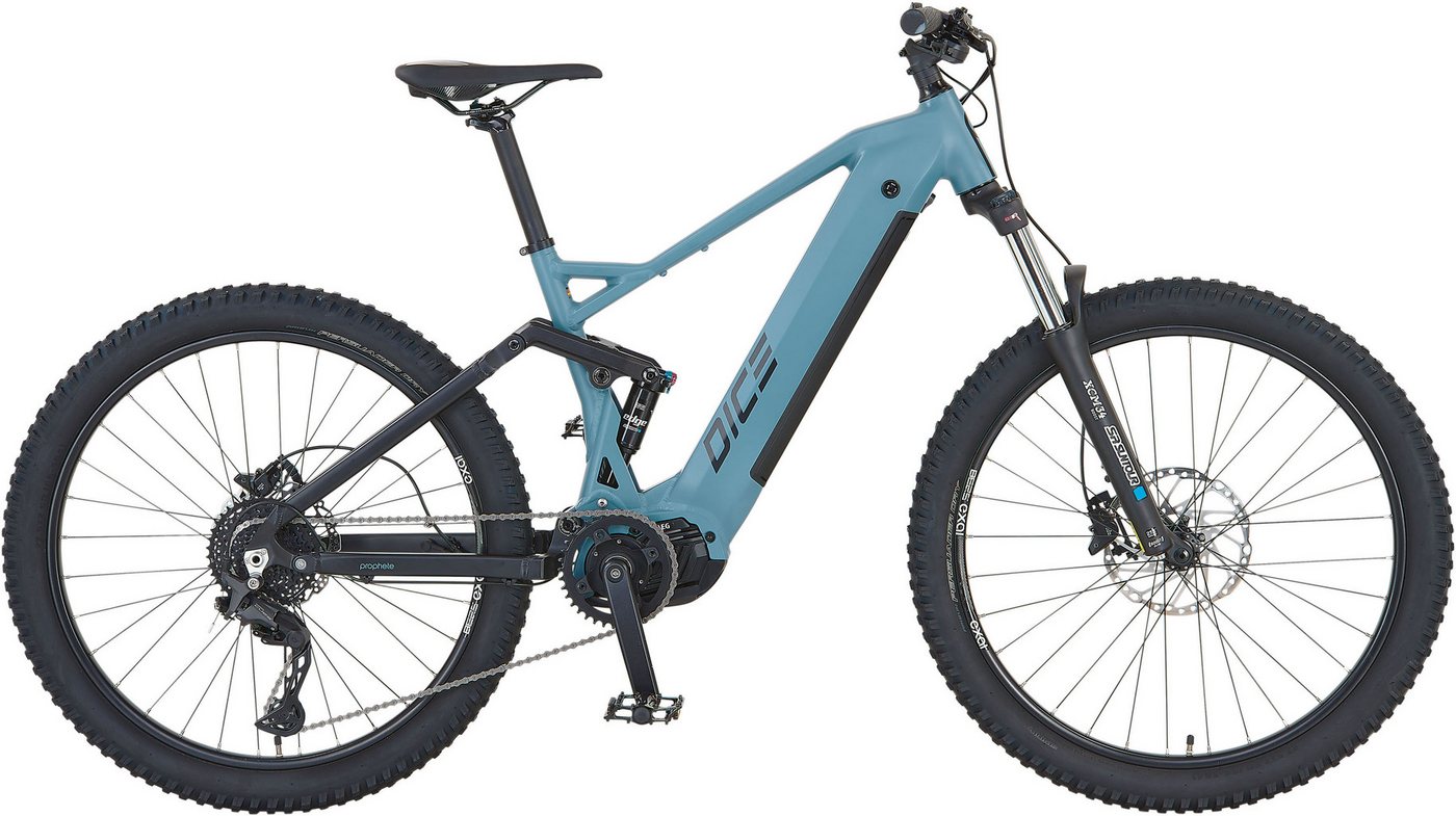 Prophete E-Bike Mountainbike Dice 4.0, 10 Gang Shimano Cues Schaltwerk, Kettenschaltung, Mittelmotor, 480 Wh Prophete E-Bike Mountainbike Dice 4.0, 10 Gang Shimano Cues Schaltwerk, Kettenschaltung, Mittelmotor, 480 Wh von Prophete