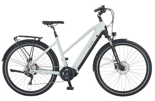 Prophete ENTDECKER 5.0 Damen Trekking E-Bike 28" – AEG 250W Mittelmotor, 220 km Reichweite, 10-Gang, Hydraulische Scheibenbremsen, LED-Beleuchtung, Integrierter Li-Ion Akku, Grau/Schwarz Prophete ENTDECKER 5.0 Damen Trekking E-Bike 28" – AEG 250W Mittelmotor, 220 km Reichweite, 10-Gang, Hydraulische Scheibenbremsen, LED-Beleuchtung, Integrierter Li-Ion Akku, Grau/Schwarz von Prophete