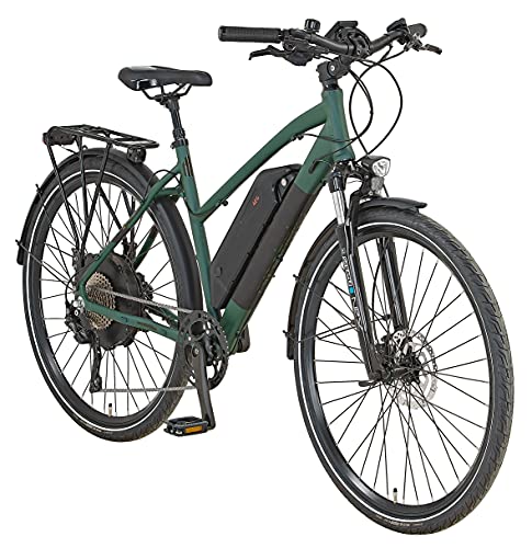 Prophete Entdecker E-Bike eT300 | Erwachsene Elektrofahrrad Damen/Herren/Unisex | Pedelec Trekking 28" mit Hinterradmotor | 10-Gang Kettenschaltung | Matt Grün / Olivgrün Prophete Entdecker E-Bike eT300 | Erwachsene Elektrofahrrad Damen/Herren/Unisex | Pedelec Trekking 28" mit Hinterradmotor | 10-Gang Kettenschaltung | Matt Grün / Olivgrün von Prophete