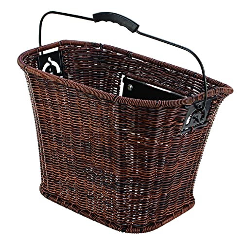 Prophete Fahrradkorb City Rattan-Optik, inkl. E-BIKE Halter, für Lenkerbefestigung, Farbe: braun Prophete Fahrradkorb City Rattan-Optik, inkl. E-BIKE Halter, für Lenkerbefestigung, Farbe: braun von Prophete