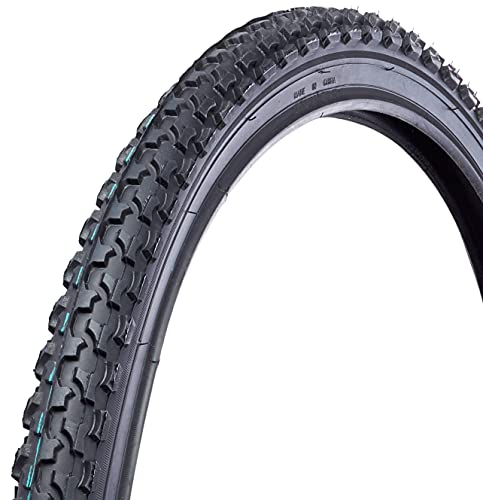 Prophete Fahrradreifen 26 x 1,90 (50-559) für Mountainbikes, vielseitiges ATB-Reifenprofil, schwarz – Perfekt für Straße und Gelände von Prophete