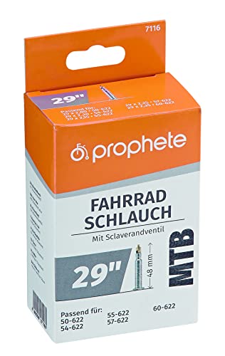 Prophete Fahrradschlauch 29" x 2,4-2,80, MTB Boost Size Schlauch, Sclaverandventil von Prophete