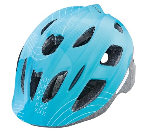 Prophete Kinder- und Jugendhelm 55-58 cm – Türkis Matt mit Digital-Muster & LED – Leichter Glue-ON Helm, Seitlicher Verschluss – 242g, Verstellbar & Sicher Prophete Kinder- und Jugendhelm 55-58 cm – Türkis Matt mit Digital-Muster & LED – Leichter Glue-ON Helm, Seitlicher Verschluss – 242g, Verstellbar & Sicher von Prophete