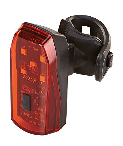 Prophete LED-Batterierücklicht, mit Bremslichtfunktion, mit Silikonhalter Prophete LED-Batterierücklicht, mit Bremslichtfunktion, mit Silikonhalter von Prophete