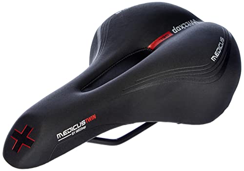 Wittkop Trekking-Sattel mit Geleinlage & Elastomerdämpfung, 5 Zonen für hohen Komfort, ergonomischer Fahrradsattel in Schwarz, ideal für Lange Radtouren, druckentlastend & gesundheitsschonend Wittkop Trekking-Sattel mit Geleinlage & Elastomerdämpfung, 5 Zonen für hohen Komfort, ergonomischer Fahrradsattel in Schwarz, ideal für Lange Radtouren, druckentlastend & gesundheitsschonend von Prophete