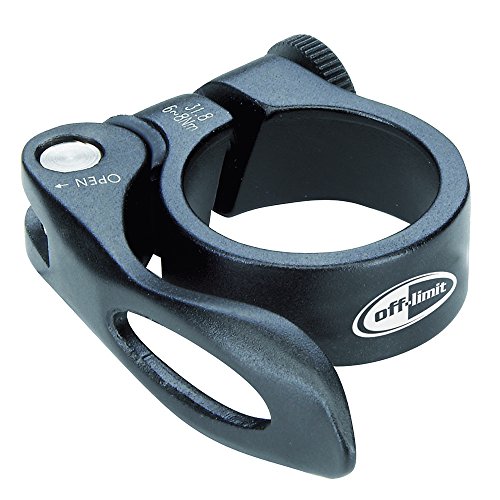 Prophete Off-Limit Sattelklemmring mit Schnellspanner | Aluminium | Durchmesser: 31,8 mm | Fahrradzubehör | Schwarz matt Prophete Off-Limit Sattelklemmring mit Schnellspanner | Aluminium | Durchmesser: 31,8 mm | Fahrradzubehör | Schwarz matt von Prophete
