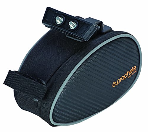 Prophete Fahrradtasche, Sattelpacktasche, 1,6 Liter Volumen, Montage unter dem Sattel, wasserabweisend, Breite 17 x Höhe 11 x Tiefe 10 cm, schwarz Prophete Fahrradtasche, Sattelpacktasche, 1,6 Liter Volumen, Montage unter dem Sattel, wasserabweisend, Breite 17 x Höhe 11 x Tiefe 10 cm, schwarz von Prophete