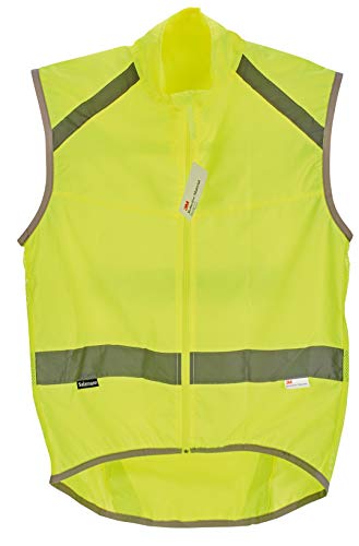 Prophete Fahrradweste, Größe XL, 3M Reflect-Material, Tasche mit Reißverschluss, Farbe: neon gelb Prophete Fahrradweste, Größe XL, 3M Reflect-Material, Tasche mit Reißverschluss, Farbe: neon gelb von Prophete