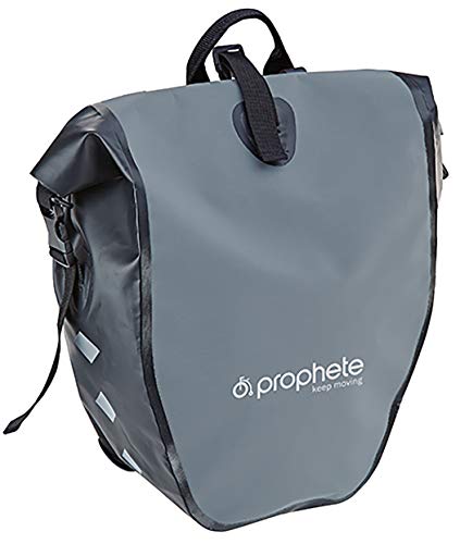 Prophete Seitenpacktasche | Fahrradtasche | grau | Volumen: 20 Liter | wasserdicht von Prophete