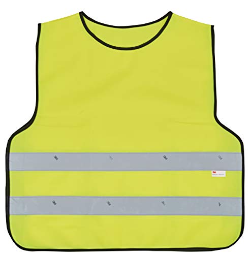 Prophete Unisex – Erwachsene Sicherheitsweste 3M Reflect-Material, Farbe: neon gelb, One Size von Prophete