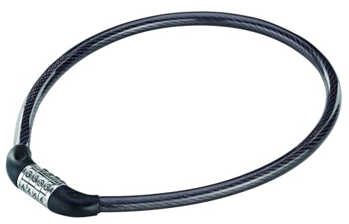 Prophete Zahlen-Kabelschloss 55 cm – 4-Zahlen-Kombination, Sicherer Diebstahlschutz für Fahrräder, Flexibles Kabel, Kompakt & Praktisch für Unterwegs, Schwarz Prophete Zahlen-Kabelschloss 55 cm – 4-Zahlen-Kombination, Sicherer Diebstahlschutz für Fahrräder, Flexibles Kabel, Kompakt & Praktisch für Unterwegs, Schwarz von Prophete