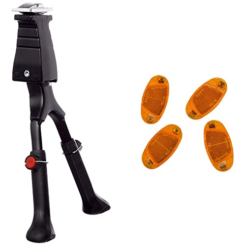 Prophete Zweibein-Ständer | Fahrradständer für City- und Trekkingräder | Aluminium, Schwarz & Orange | Höhenverstellbar 26-28 Zoll Prophete Zweibein-Ständer | Fahrradständer für City- und Trekkingräder | Aluminium, Schwarz & Orange | Höhenverstellbar 26-28 Zoll von Prophete