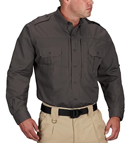 Propper Herren Long Sleeve Regular Tactical Shirt, Dunkelgrau, XL EU Propper Herren Long Sleeve Regular Tactical Shirt, Dunkelgrau, XL EU von Propper