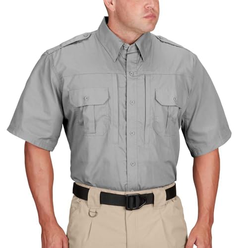 Propper Herren F5311 Men's Tactical Shirt-Short Sleeve Hemd, grau, M Propper Herren F5311 Men's Tactical Shirt-Short Sleeve Hemd, grau, M von Propper
