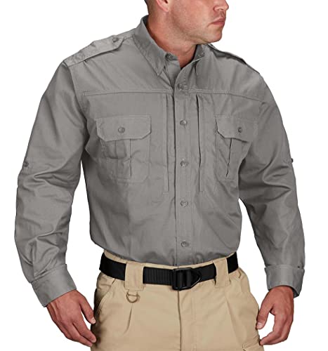 Propper Herren F53125 Taktisches Langarmhemd, grau, 3XL Propper Herren F53125 Taktisches Langarmhemd, grau, 3XL von Propper