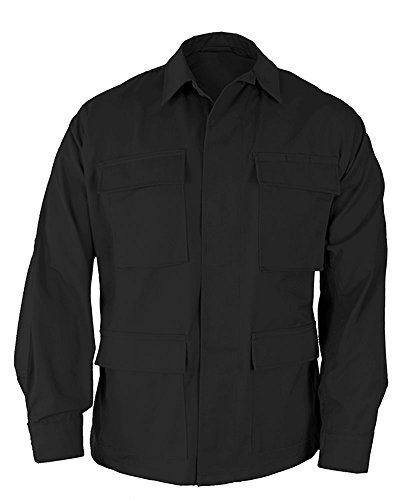 Propper Herren Uniform Ripstop BDU Mantel, Schwarz, 60% Baumwolle, 40% Polyester, XL Tall von Propper