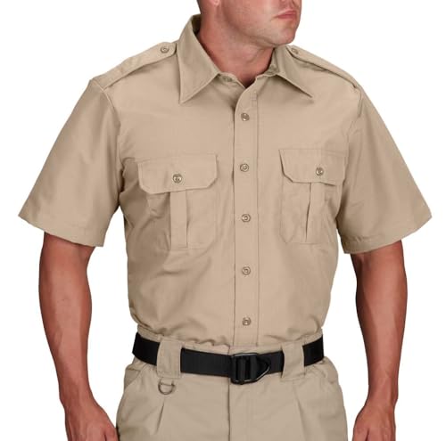 Propper Herren Kurzarm Taktisches Kleid Hemd, Khaki, Größe S von Propper