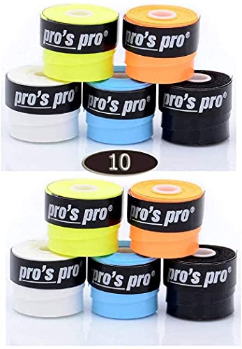 Pros Pro Tennis Griffbänder Super Tacky 10 Stück bunt Pros Pro Tennis Griffbänder Super Tacky 10 Stück bunt von Pros Pro