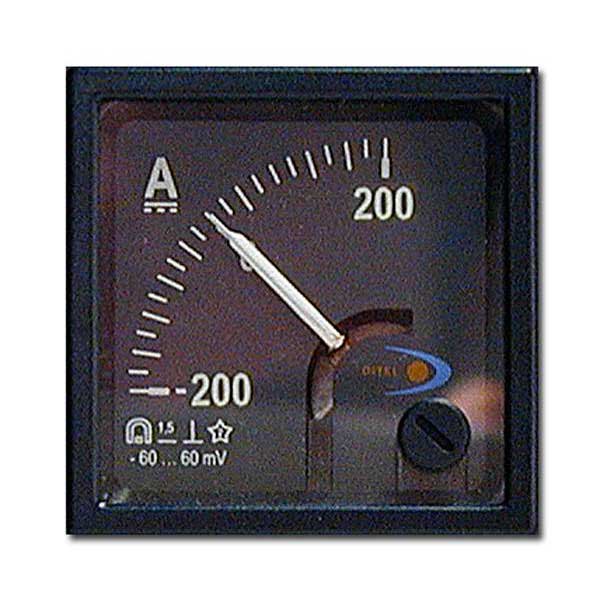 Pros Ammeter Dc Schwarz for Shunt +200A / 60Mv von Pros