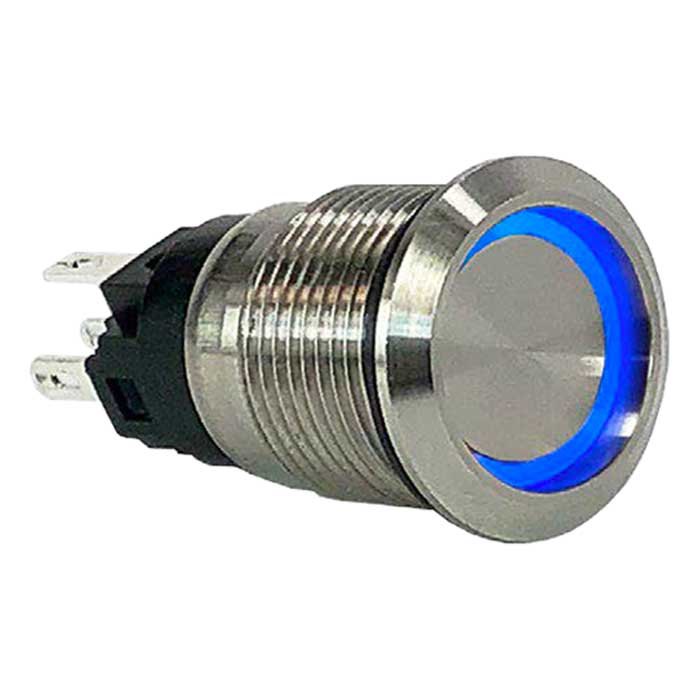 Pros Av11a211er00 Blue Led D19 Anti-vandal Button Silber von Pros