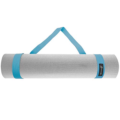 ProsourceFit Yoga Mat Carrying Sling, Easy Adjustable Carry Strap 152cm Long Cotton (Aqua) ProsourceFit Yoga Mat Carrying Sling, Easy Adjustable Carry Strap 152cm Long Cotton (Aqua) von ProsourceFit